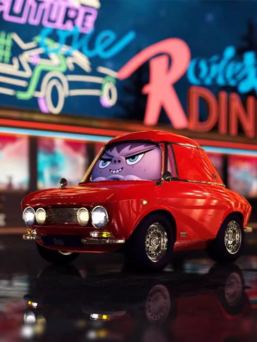 Rollis公仔车 Spinner×AlfaRomeo Giulia-宝石红 商品图6