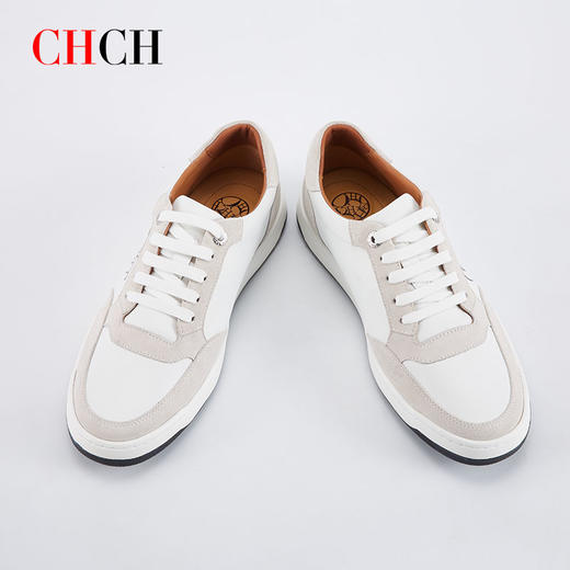 CHCH专柜同款平衡鞋牛皮小白鞋板鞋男鞋时尚百搭运动休闲鞋 商品图1