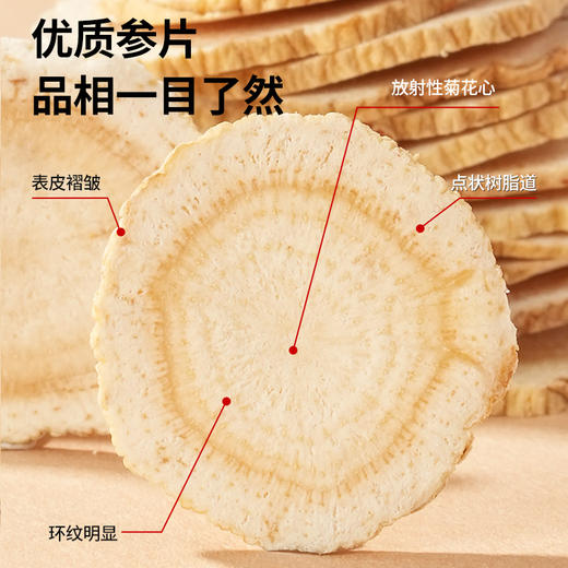 【正宗同仁堂品牌】北京同仁堂 青源堂 加拿大西洋参120克礼盒(60g*2瓶）约1.2-1.6cm 优质参片人参皂苷含量丰富 泡水易释放SY 商品图2