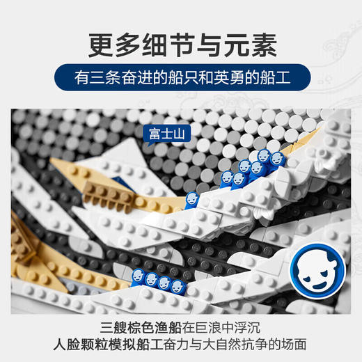 乐高积木L31208乐高神奈川冲浪里 商品图3