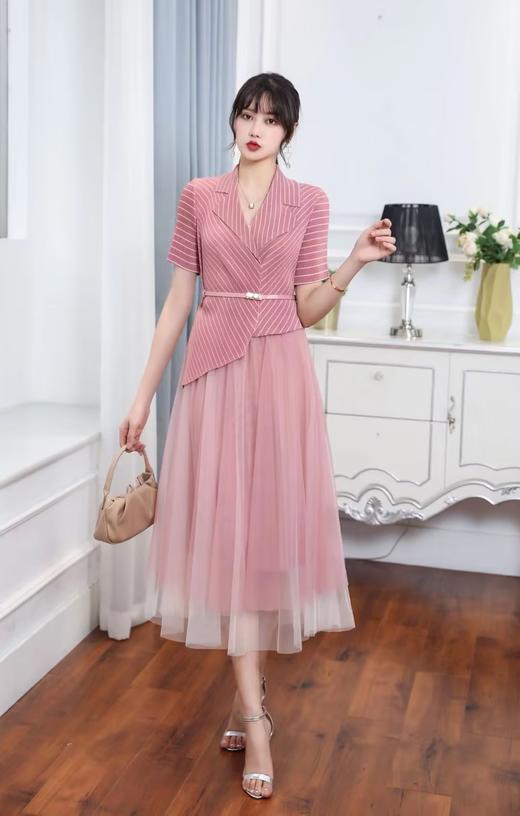 2S4753连衣裙（黑科技高回弹均码）适合S/M/L/XL/XXL 商品图1