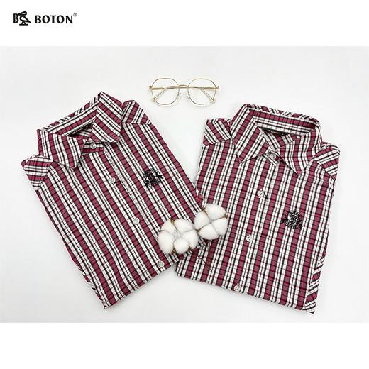 【第2件半价！尾货清仓不退换】波顿女士休闲格子衬衫LS389 商品图3