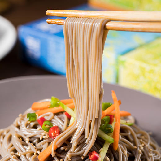 丨有机丨方便养麦面条(非油炸杂粮)  纯荞麦制作 不含小麦粉 配料只有有机荞麦粉，盐 河亩有机 商品图2