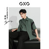 GXG棕色翻领短袖衬衫G24X232011 商品缩略图0
