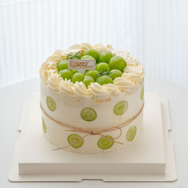 冰淇淋蛋糕 阳光玫瑰 满满冰淇凌