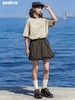 早乙女惠子saotome/STMQZ242109/户外感轻薄透气抽褶运动短裙半裙 商品缩略图3