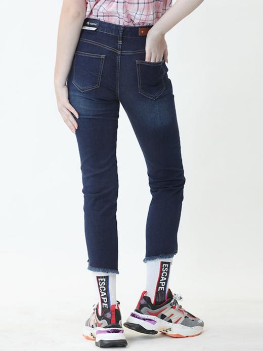 波顿春夏季薄款九分牛仔裤显瘦百搭直筒修身高端女装裤子LF608120 商品图2