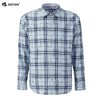 波顿格子长袖衬衫男士春季百搭格纹帅气高端高级感纯棉衬衣MS656122 商品缩略图4