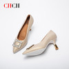 CHCH平衡鞋专柜同款时尚优雅气质款水钻方扣高跟鞋女鞋CN1B5432 商品缩略图3