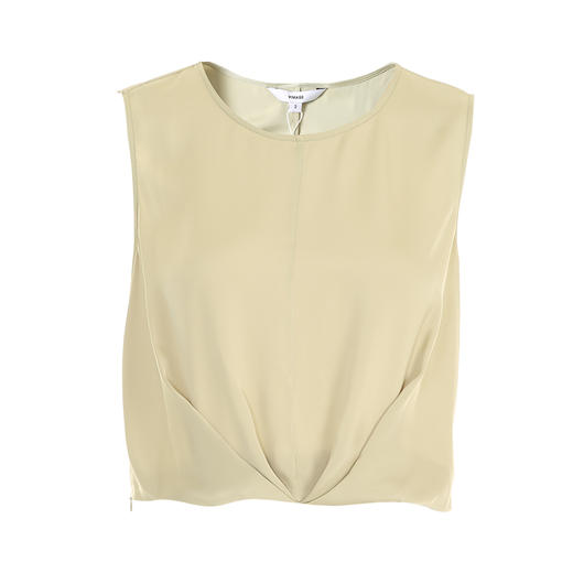 VIMAGE纬漫纪夏季新款显瘦舒适简约短款无袖上衣V2113714 商品图5