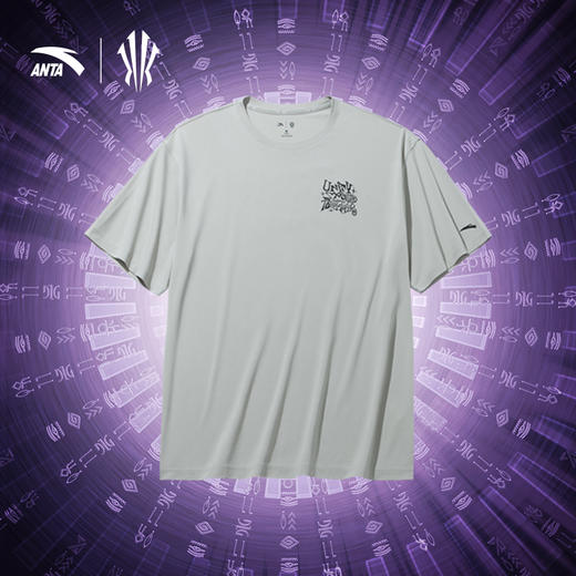 【S/M/XL断码】安踏凯里·欧文系列丨运动短袖男士夏季新款篮球t恤上衣172431118【库存有限，如无货将做退款，介意慎拍！】 商品图0