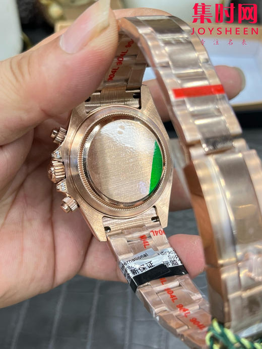 ROLEX劳力士 宇宙计型迪通拿系列 彩虹圈 彩虹迪全玫金 男士腕表 商品图6