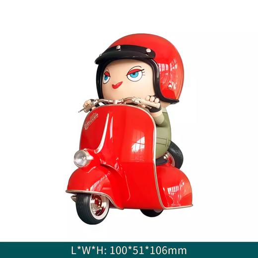 Rollis 公仔车vivien vespa98 宝石红 商品图0