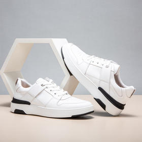 CHCH平衡鞋皮面简约小白鞋板鞋男鞋CN1A2011