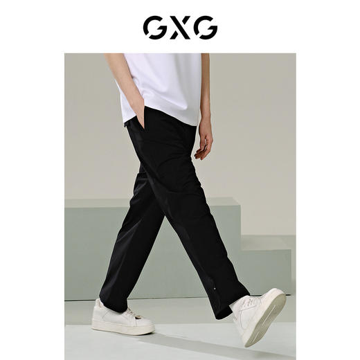 GXG黑色收口工装长裤G24X022005 商品图3