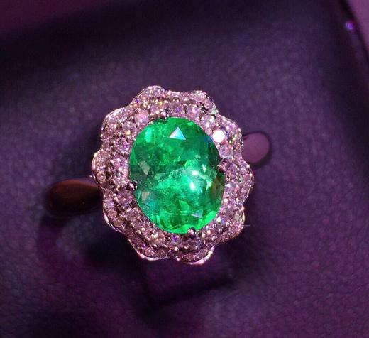 1.85ct 祖母绿戒指 商品图0
