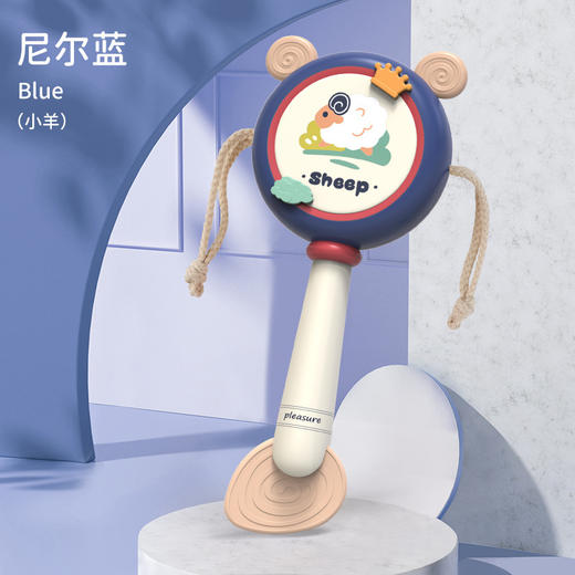 【萌趣卡通！宝宝拨浪鼓】国潮玩具婴儿大号拨浪鼓，可啃咬玩具，手摇鼓波浪鼓，益智玩具1岁宝宝-QQ 商品图12
