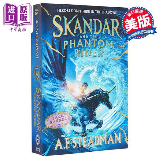 预售 【中商原版】斯堪德系列2 斯堪德与离岛危机 Skandar and the Phantom Rider 英文原版 A F Steadman 国际流行小说 奇幻 商品图0