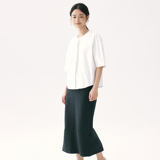 零意义 meanil 花苞袖衬衫套装 商品图1