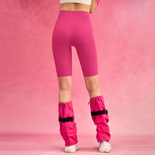 跃牌 【欲动春风】系列 裸感透气高腰收腹提臀运动健身瑜伽五分裤42453 商品图3