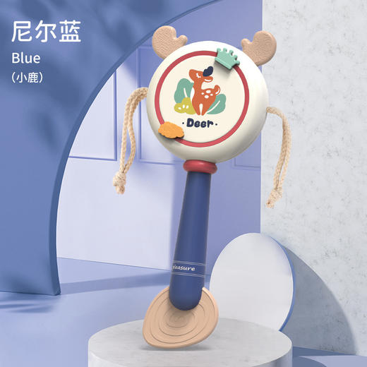 【萌趣卡通！宝宝拨浪鼓】国潮玩具婴儿大号拨浪鼓，可啃咬玩具，手摇鼓波浪鼓，益智玩具1岁宝宝-QQ 商品图9