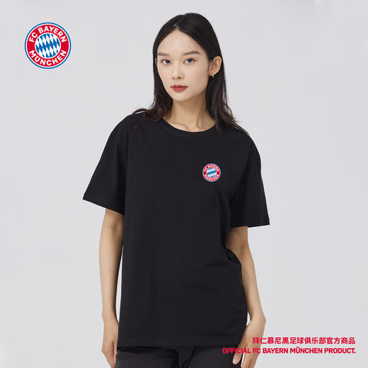 【官方正版】拜仁慕尼黑足球俱乐部|武汉城市印花黑色T恤纪念短袖 商品图3