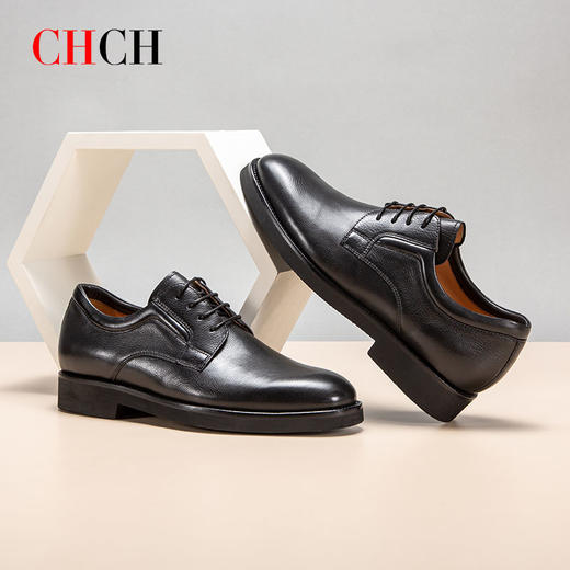 CHCH平衡鞋正装系带牛皮男鞋时尚百搭运动休闲鞋CM2A6011 商品图2