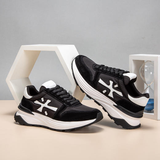 CHCH平衡鞋牛皮拼接男鞋时尚百搭运动休闲鞋CM2A2432 商品图2