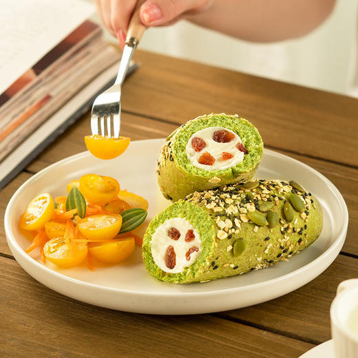 七年五季青汁杂粮乳酪代餐欧包全麦面包整箱早餐欧包无糖无油全麦 商品图1