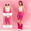 跃牌 【欲动春风】系列 裸感透气高腰收腹提臀运动健身瑜伽五分裤42453 商品缩略图4