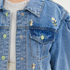 笛莎Deesha 2024秋季新款满绣花卉牛仔外套 商品缩略图3