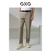 GXG卡其色小脚九分裤G24X022026 商品缩略图0