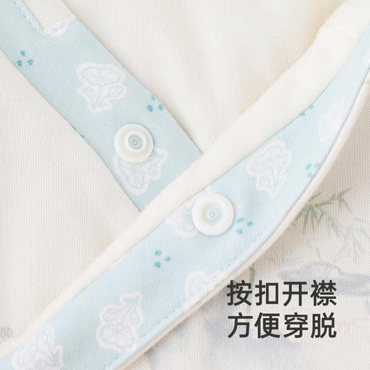 【商场同款】英氏儿童家居服连体衣秋长袖竹纤维宝宝衣服新款 商品图2