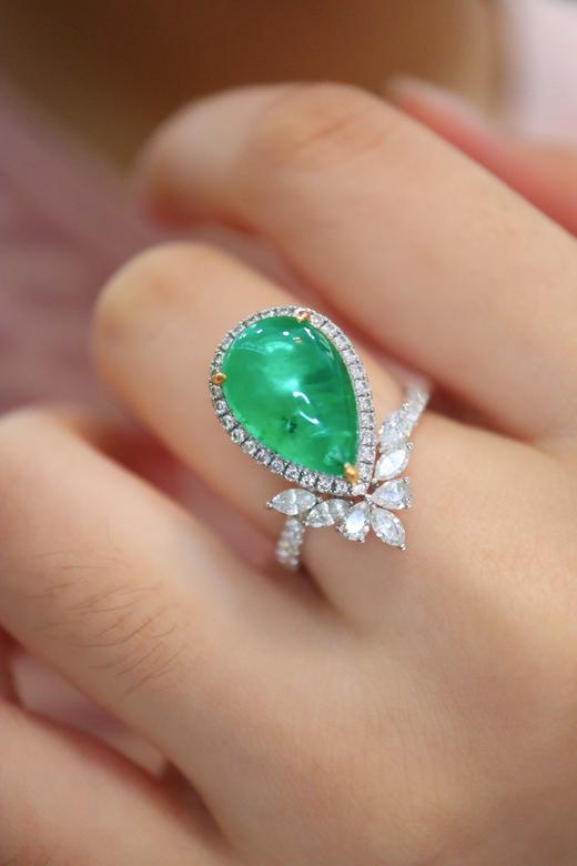 5.75ct 祖母绿戒指 商品图3