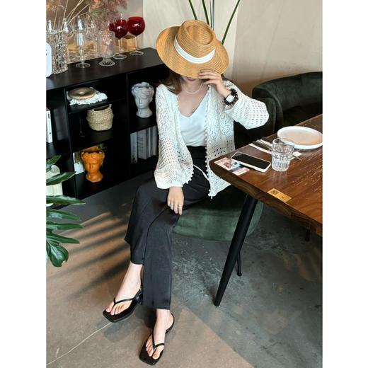 25特价 2407101   真丝莨绸 微阔腿裤 商品图11