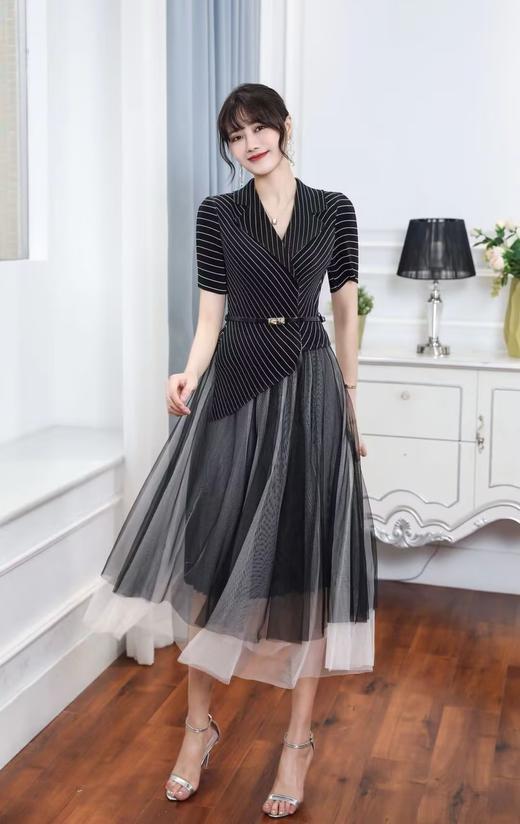 2S4753连衣裙（黑科技高回弹均码）适合S/M/L/XL/XXL 商品图7