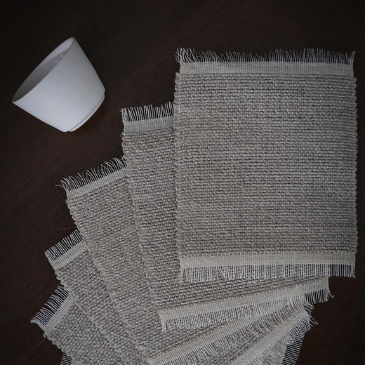 谭智祥老师制作 浏阳夏布 手工编织非遗传统布料 苎麻面料 商品图1