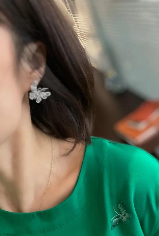 灵透轻盈 | 冰雪宝蝶耳环 商品图5