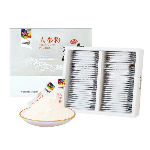 热售【优质人参粉盒装180g】生物圈系列长白山人参粉小袋独立包装便携 商品图3