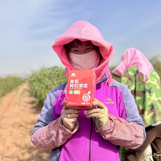 有机枸杞原浆 宁夏中卫新鲜枸杞鲜榨 高品质 拒绝添加 30ml*10袋/盒 商品图0