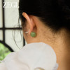 ZEGL设计师东方花影系列独特耳钉女轻奢高级感耳环大气气质耳饰品 商品缩略图2