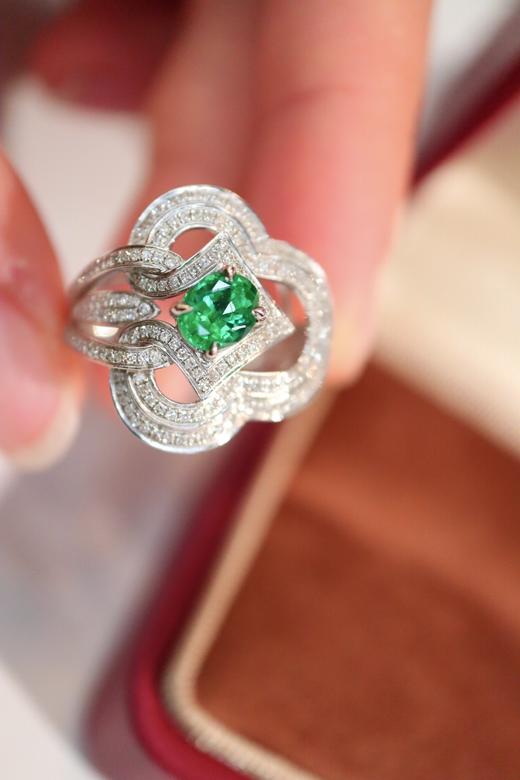 0.76ct 祖母绿戒指 商品图0