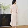 剩S/XL/XXL 米思阳2026春季新款简约大气纯色连衣裙收腰修身V领鱼尾裙女3315 商品缩略图3