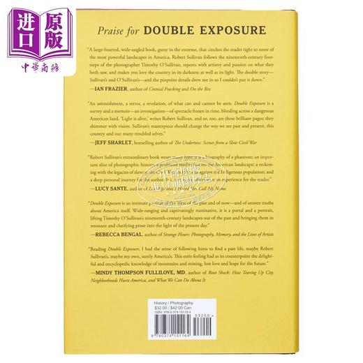 【中商原版】双重曝光 与美国神秘的战争摄影师蒂莫西奥沙利文一起重新审视西方 英文原版 Robert Sullivan 商品图2