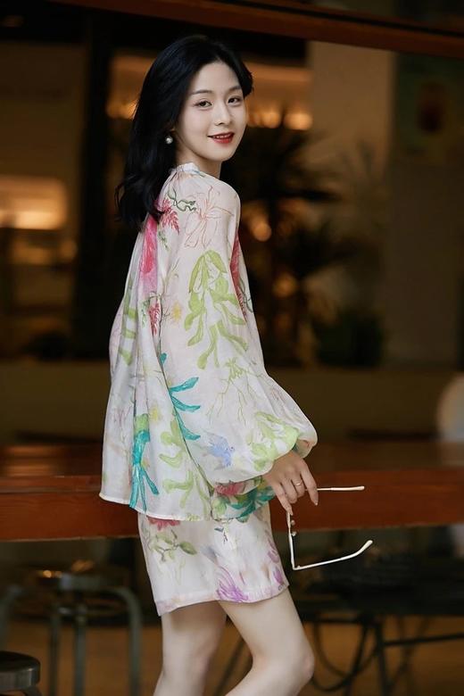 LPIUTY品牌直发！弗洛花园天丝 衬衫A02Y62059/短裤A02K62059 商品图2