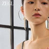 ZEGL设计师东方花影系列人造珍珠流苏耳环女设计感小众耳钩耳饰品 商品缩略图1
