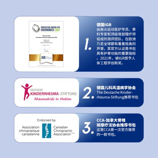 【赠送笔袋】贝克曼ActiveAirFLX魔法气垫系列1-4年级小学生减压减负背包双肩包书包 商品图5