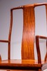 红桥红  家具严选  缅甸花梨（大果紫檀）【高靠背 S背素官帽椅】 商品缩略图2