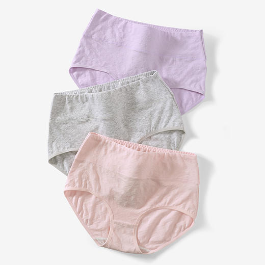 芬腾内裤女高腰全棉裆三角裤性感宽松大码透气舒适纯色纯棉短裤头 商品图3