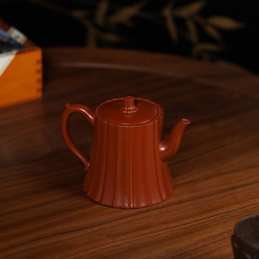 龙德堂陶艺 汤宣武制《莲尊》原矿大红袍 180cc 库存请咨询客服 商品图4